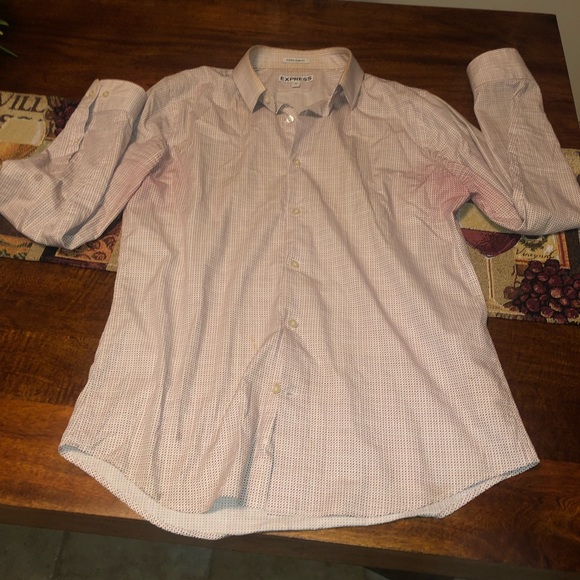 Men's extra slim fit Express shirt size L - Picture 5 of 6